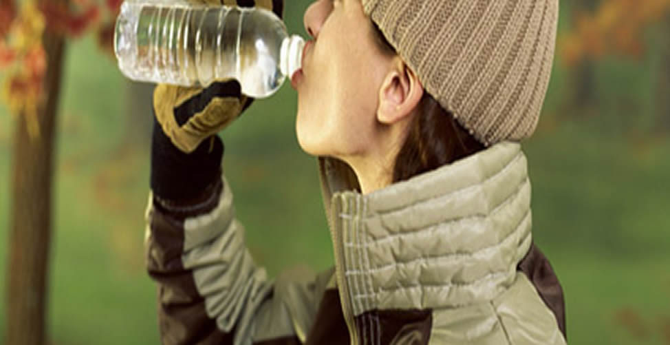 Cuidado com hidratação no inverno