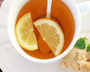 chá de gengibre com limão