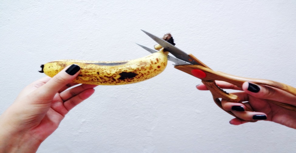 função do talo da banana