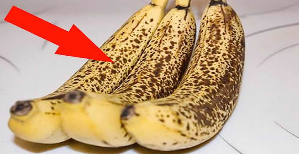 benefícios das bananas com manchas escuras