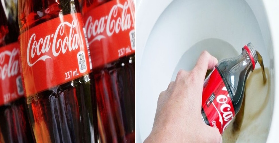 8 - Limpeza de banheiros Sabia que outra das utilidades da Coca-cola é na limpeza de casa? Você consegue acabar com as marcas de sujeira perto do vaso sanitário. É só jogar o refrigerante e esperar!