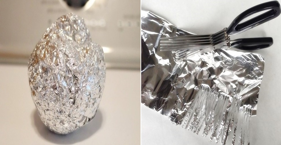 maneiras de usar papel alumínio