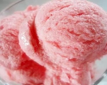 sorvete de gelatina caseiro