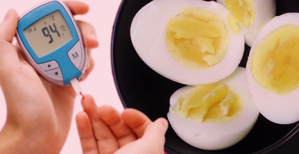 A ingestão de ovos cozidos, é benéfica para quem sofre de diabetes e pode baixar o açúcar no sangue.