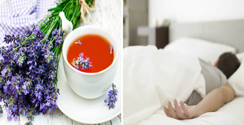 Benefícios do chá de Alfazema - favorece o sono